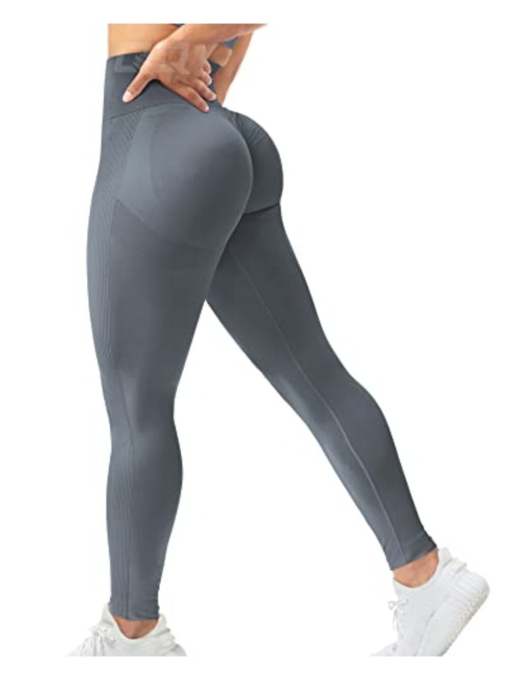 Seamless High Waisted Workout Leggings Butt Lifting Yoga Pants Tum Control